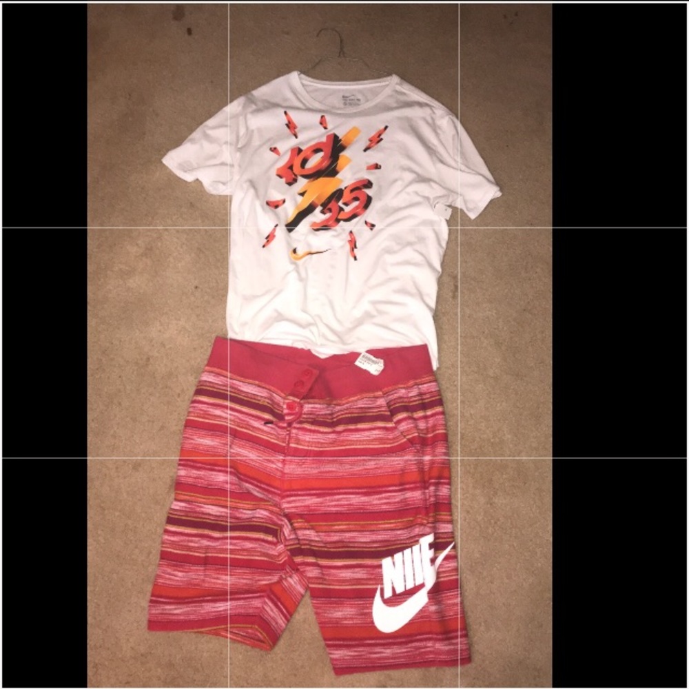 nike shirt and short set